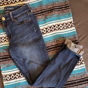 American Eagle AEO Stretch High Rise Jegging sz 8